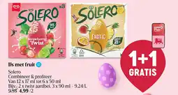 Delhaize IJs met fruit aanbieding