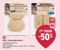 Delhaize Kaas- of garnaalkroketten aanbieding