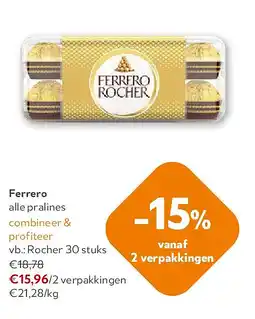 OKay Ferrero Rocher 30 stuks aanbieding