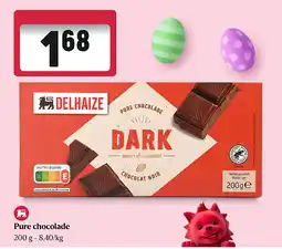 Delhaize Pure chocolade aanbieding