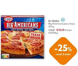 OKay Dr. Oetker Big Americans pizza Texas 435 g aanbieding
