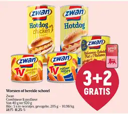 Delhaize Worsten of bereide schotel aanbieding