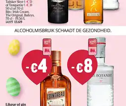 Delhaize Likeur of gin aanbieding