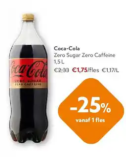 OKay Coca-Cola Zero Sugar Zero Caffeine 1,5 L aanbieding