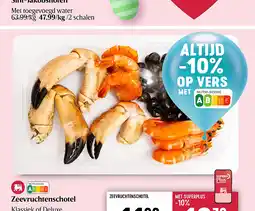 Delhaize Zeevruchtenschotel aanbieding