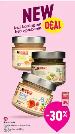 Delhaize Smeerpasta aanbieding