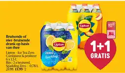 Delhaize Bruisende of niet-bruisende drank op basis van thee aanbieding