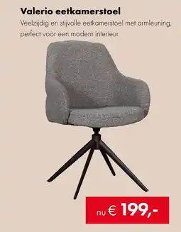 Woonsquare Valerio eetkamerstoel aanbieding