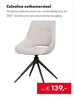 Woonsquare Celestino eetkamerstoel aanbieding