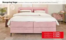 Woonsquare Boxspring Saga aanbieding