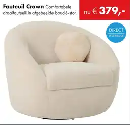 Woonsquare Fauteuil Crown aanbieding