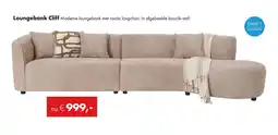 Woonsquare Loungebank Cliff aanbieding