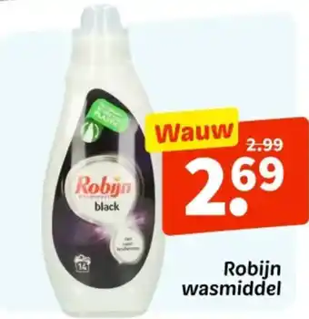 Wibra Robijn wasmiddel aanbieding