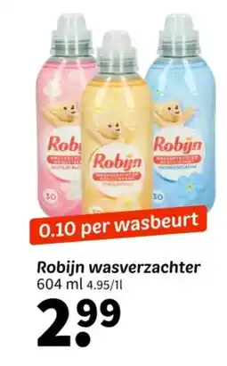 Wibra Robijn wasverzachter aanbieding