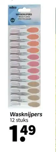 Wibra Wasknijpers aanbieding