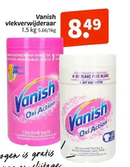 Wibra Vanish vlekverwijderaar aanbieding