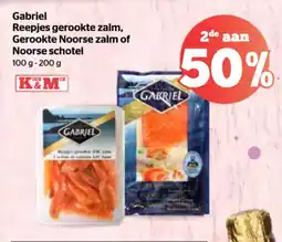 Spar Gabriel reepjes gerookte zalm gerookte noorse zalm of noorse schotel aanbieding