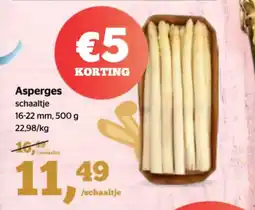 Spar Asperges aanbieding