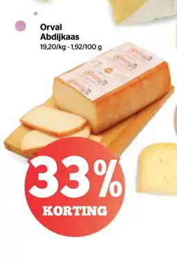 Spar Orval Abdijkaas aanbieding