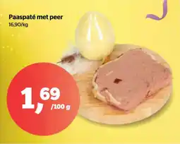 Spar Paaspaté met peer aanbieding