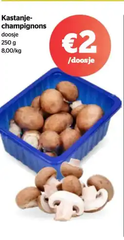 Spar Kastanje champignons aanbieding