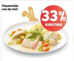 Spar Vispannetje van de chef aanbieding