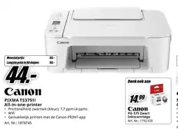 MediaMarkt Canon PIXMA TS3751i All-in-one-printer aanbieding