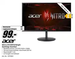 MediaMarkt Nitro XF240YX1biiph Gaming-monitor acer aanbieding