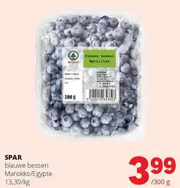 Spar SPAR blauwe bessen Marokko/Egypte aanbieding
