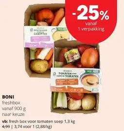 Spar BONI freshbox vanaf 900 g aanbieding