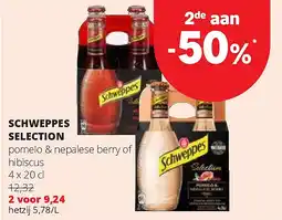 Spar SCHWEPPES SELECTION aanbieding