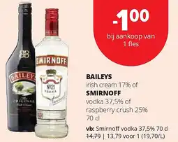 Spar BAILEYS irish cream 17% aanbieding