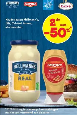 Spar Koude sauzen Hellmann’s aanbieding
