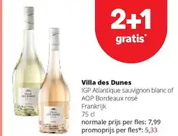 Spar Villa des Dunes IGP Atlantique sauvignon blanc aanbieding