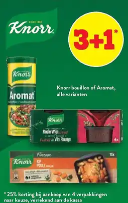 Spar Knorr bouillon of Aromat, alle varianten aanbieding