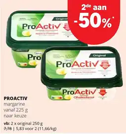 Spar PROACTIV margarine vanaf 225 g aanbieding