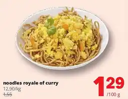 Spar noodles royale of curry aanbieding