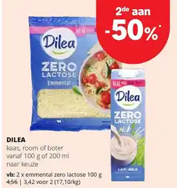 Spar DILEA kaas, room of boter vanaf 100 g aanbieding