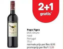 Spar Papa Figos DOC Douro rood Portugal 75 cl aanbieding