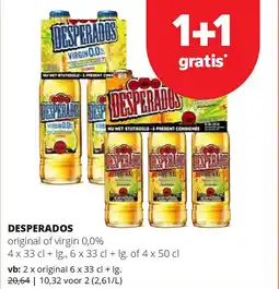 Spar DESPERADOS aanbieding