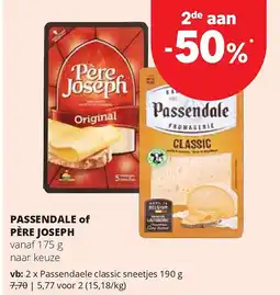 Spar PASSENDALE of PÈRE JOSEPH aanbieding