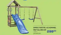 Supra Bazar Speeltoestel schommel met glijbaan aanbieding