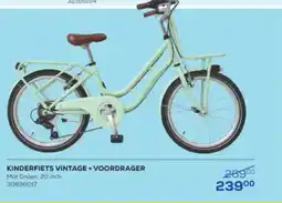 Supra Bazar Kinderfiets vintage + voordrager aanbieding