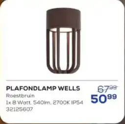 Supra Bazar Plafondlamp wells aanbieding