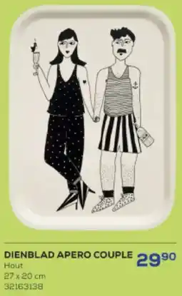 Supra Bazar Dienblad apero couple aanbieding