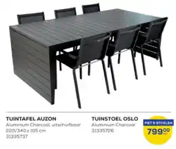 Supra Bazar Tuintafel auzon + tuinstoel oslo aanbieding