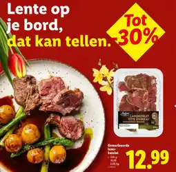 Lidl Gemarineerde lamskotelet aanbieding