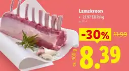 Lidl Lamskroon aanbieding
