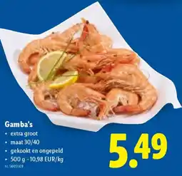 Lidl Gamba's aanbieding
