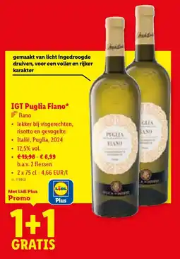 Lidl IGT Puglia Fiano aanbieding
